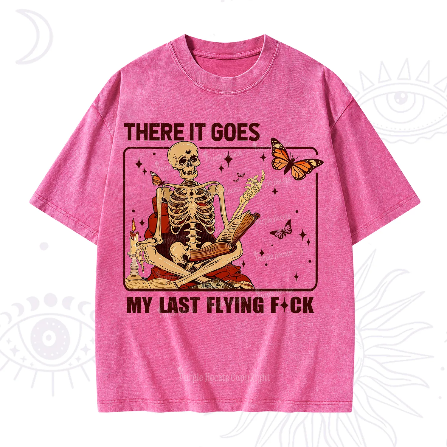 Purplehecate There It Goes My Last Flying F*ck Washed T-Shirt