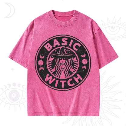 Purplehecate Basic Witch Washed T-Shirt