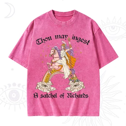 Purplehecate Thou may ingest a satchel of Richards Washed T-Shirt