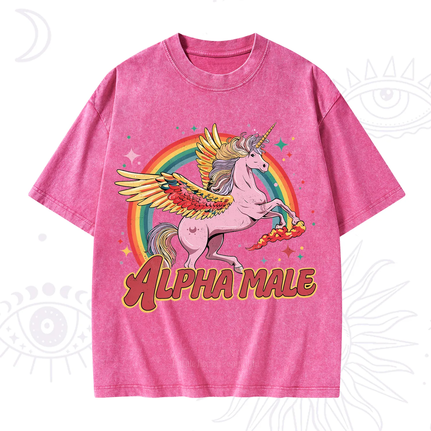 Purplehecate Alpha Male Washed T-Shirt