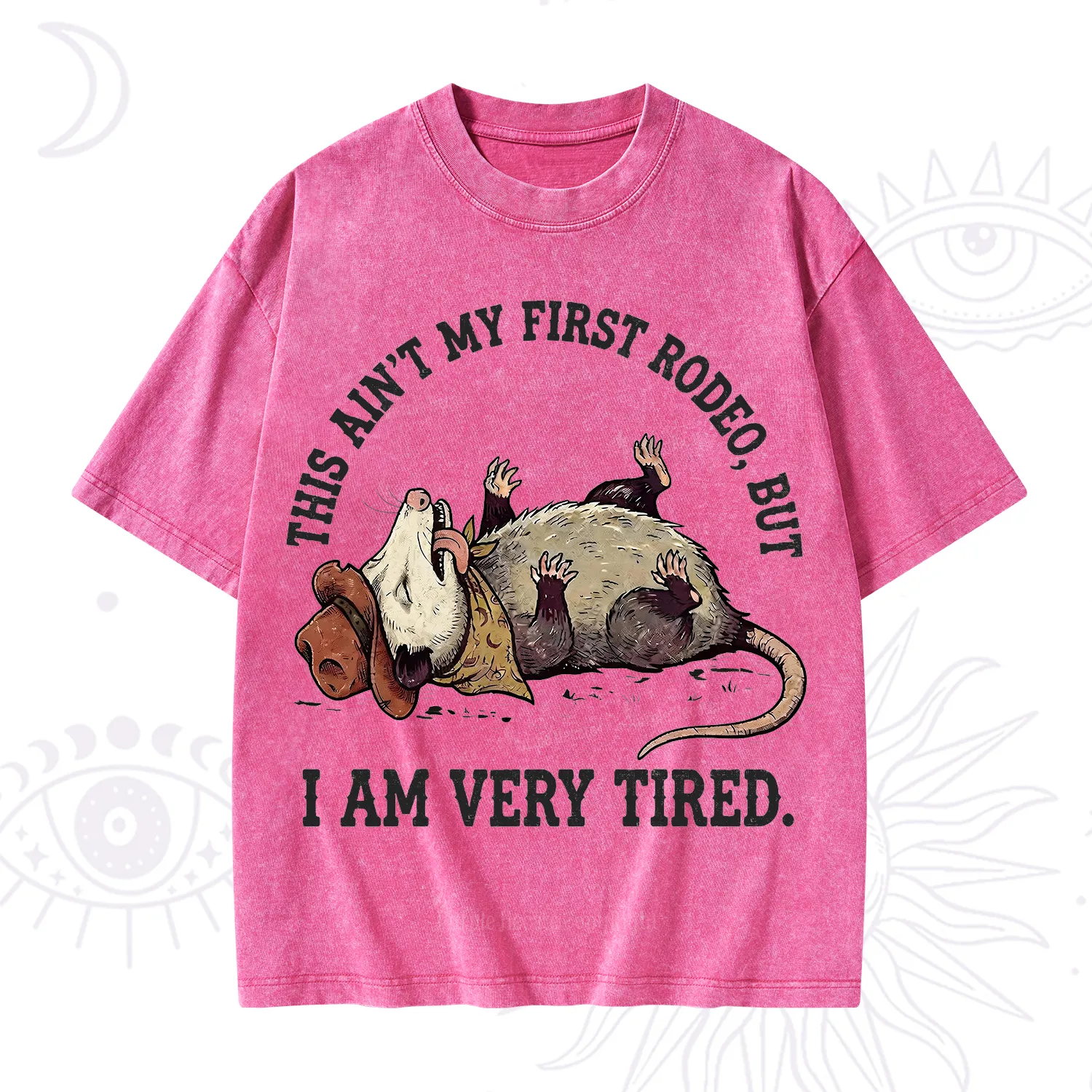 Purplehecate This Ain't My First Rodeo Washed T-Shirt