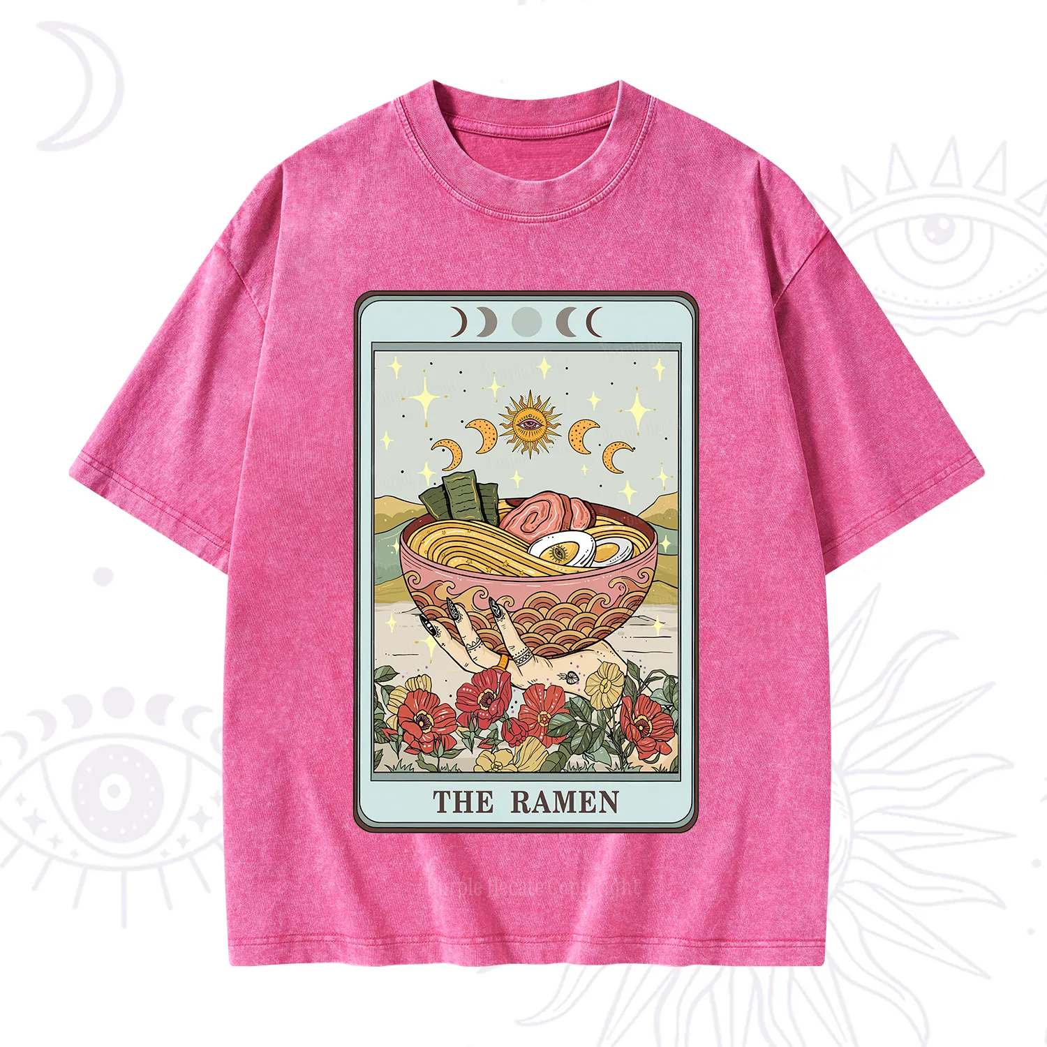 Purplehecate The Ramen Tarot Washed T-Shirt