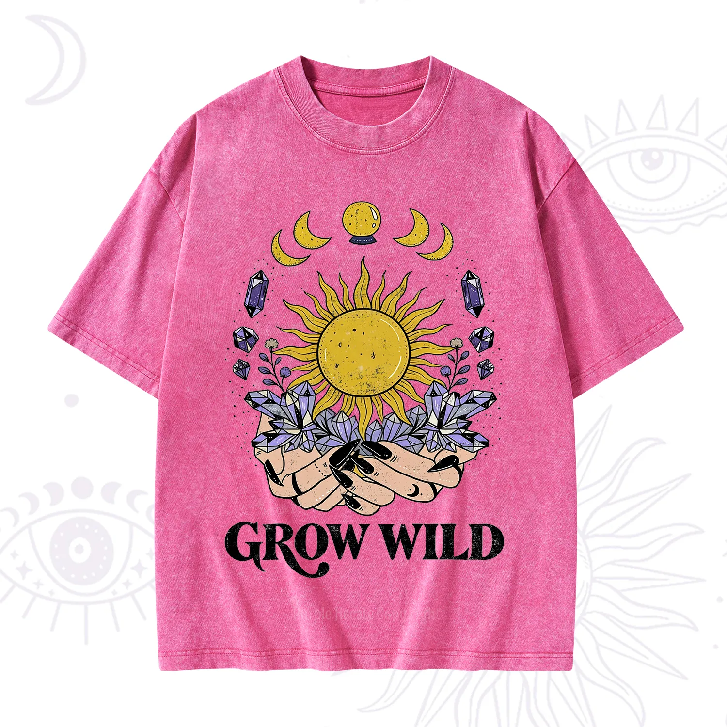Purplehecate Grow Wild Washed T-Shirt
