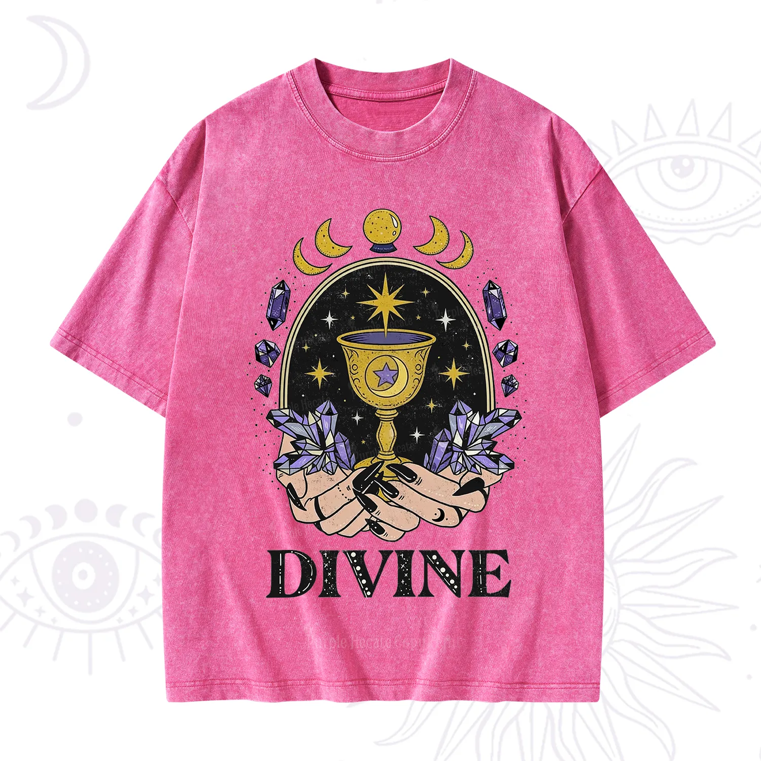 Purplehecate Divine Energy Washed T-Shirt