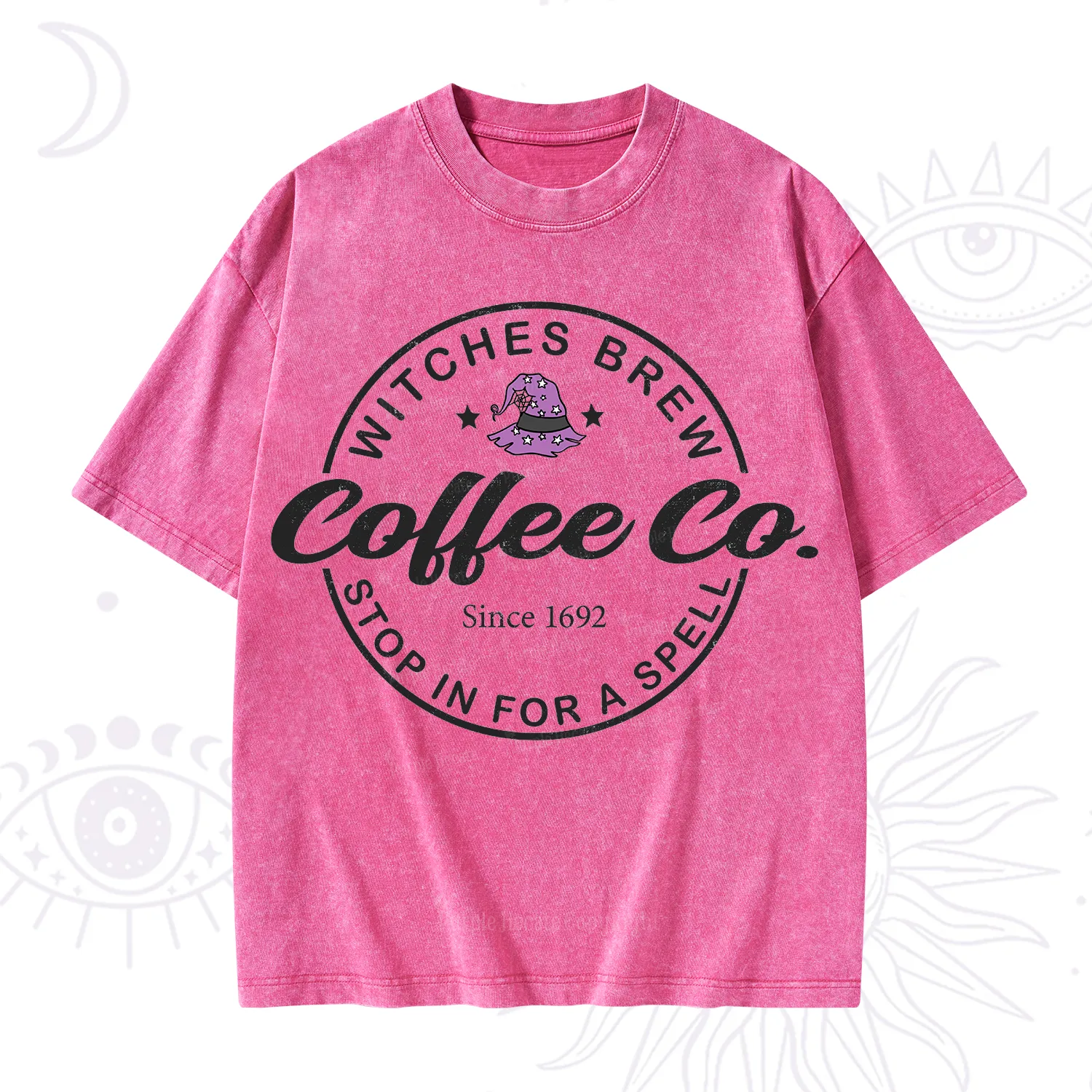 Purplehecate Witches Brew Coffee Co Washed T-Shirt