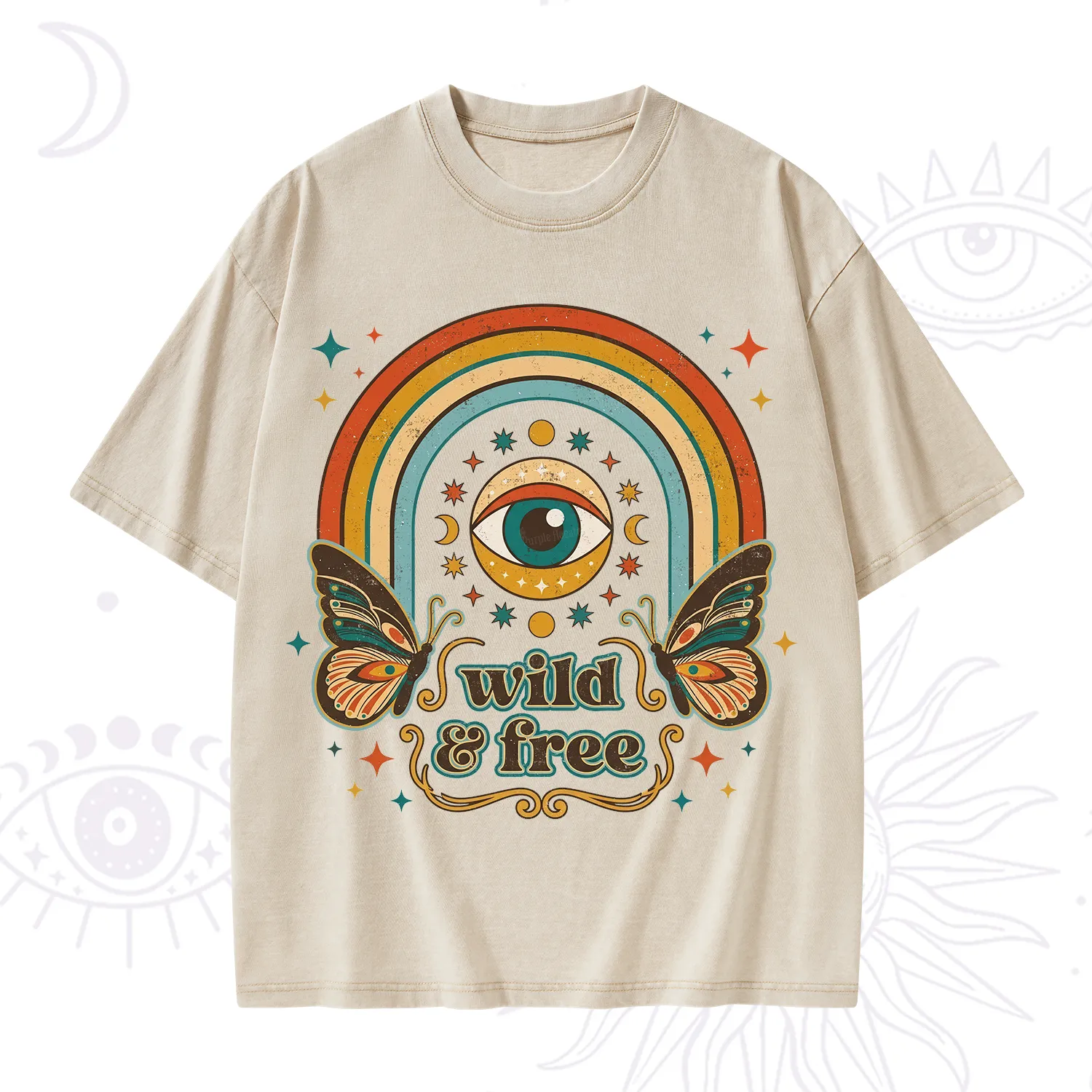 Purplehecate Wild And Free Washed T-Shirt