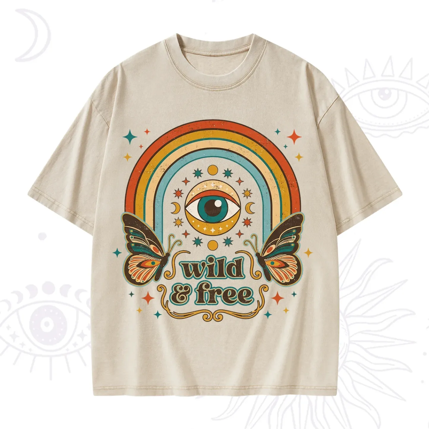 Purplehecate Wild And Free Washed T-Shirt