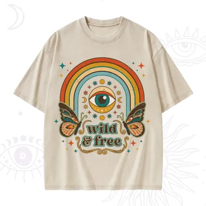 Purplehecate Wild And Free Washed T-Shirt