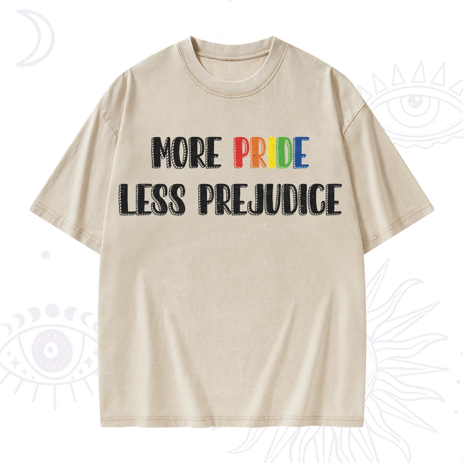 Purplehecate More Pride Less Prejudice Washed T-Shirt