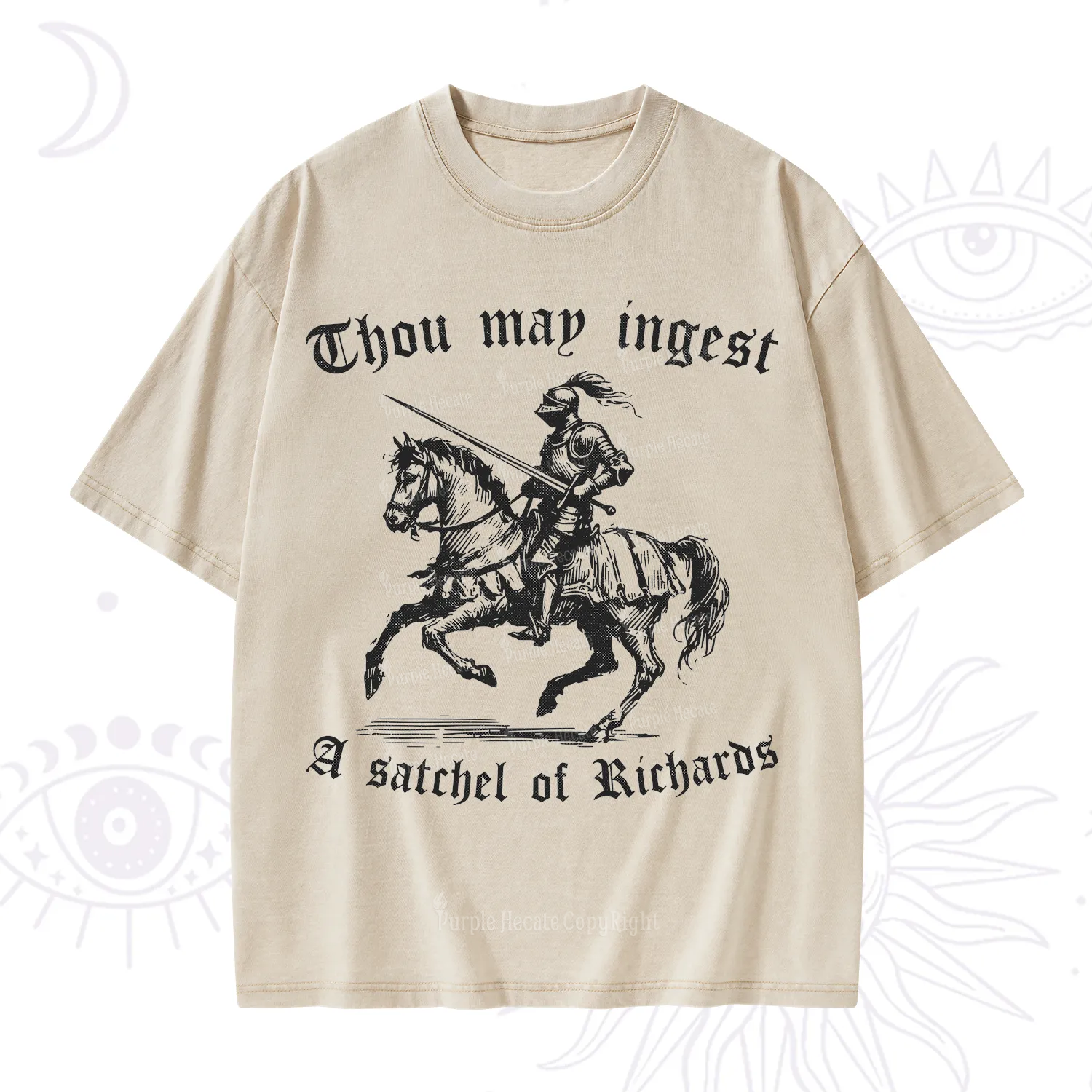 Purplehecate Thou May Ingest A Satchel of Richards Washed T-Shirt