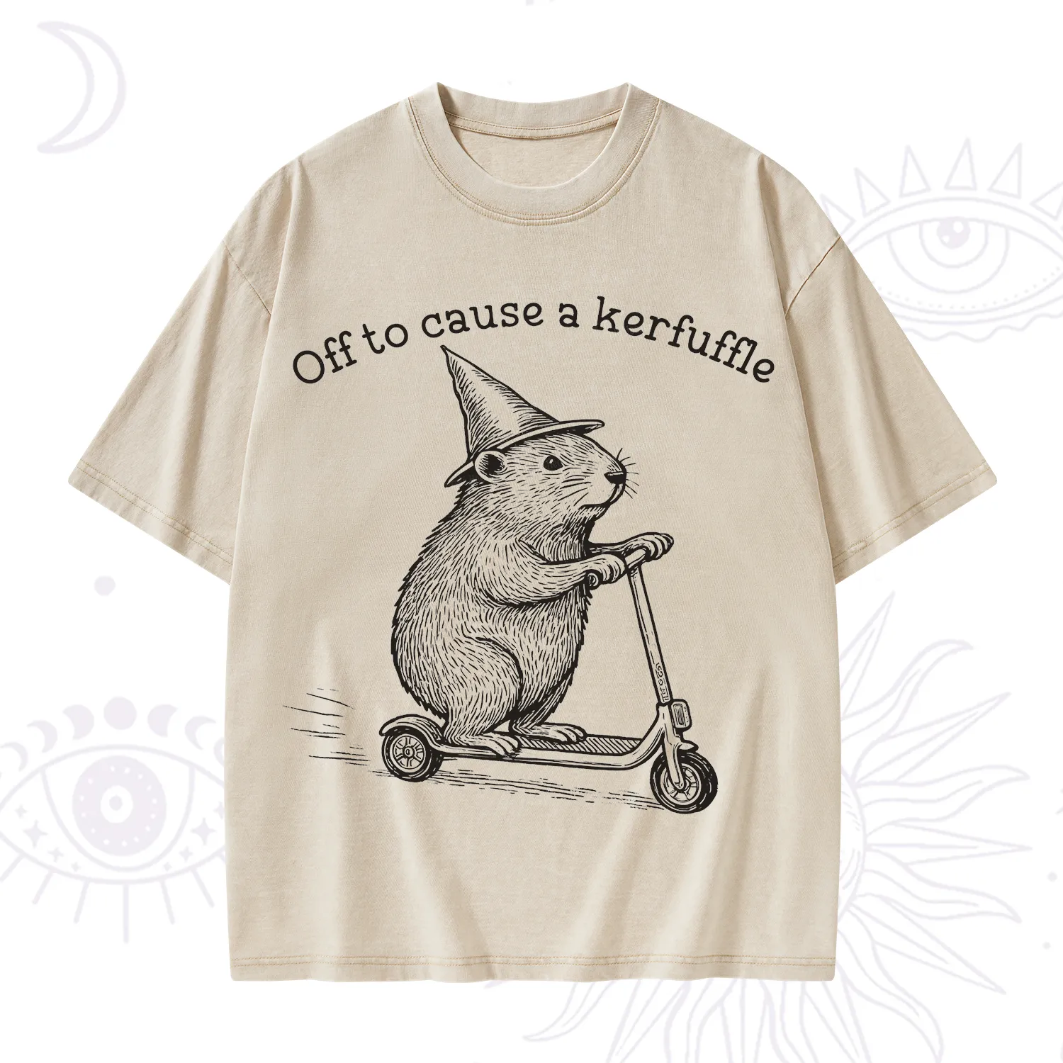 Purplehecate Off to Cause A Kerfuffle Washed T-Shirt