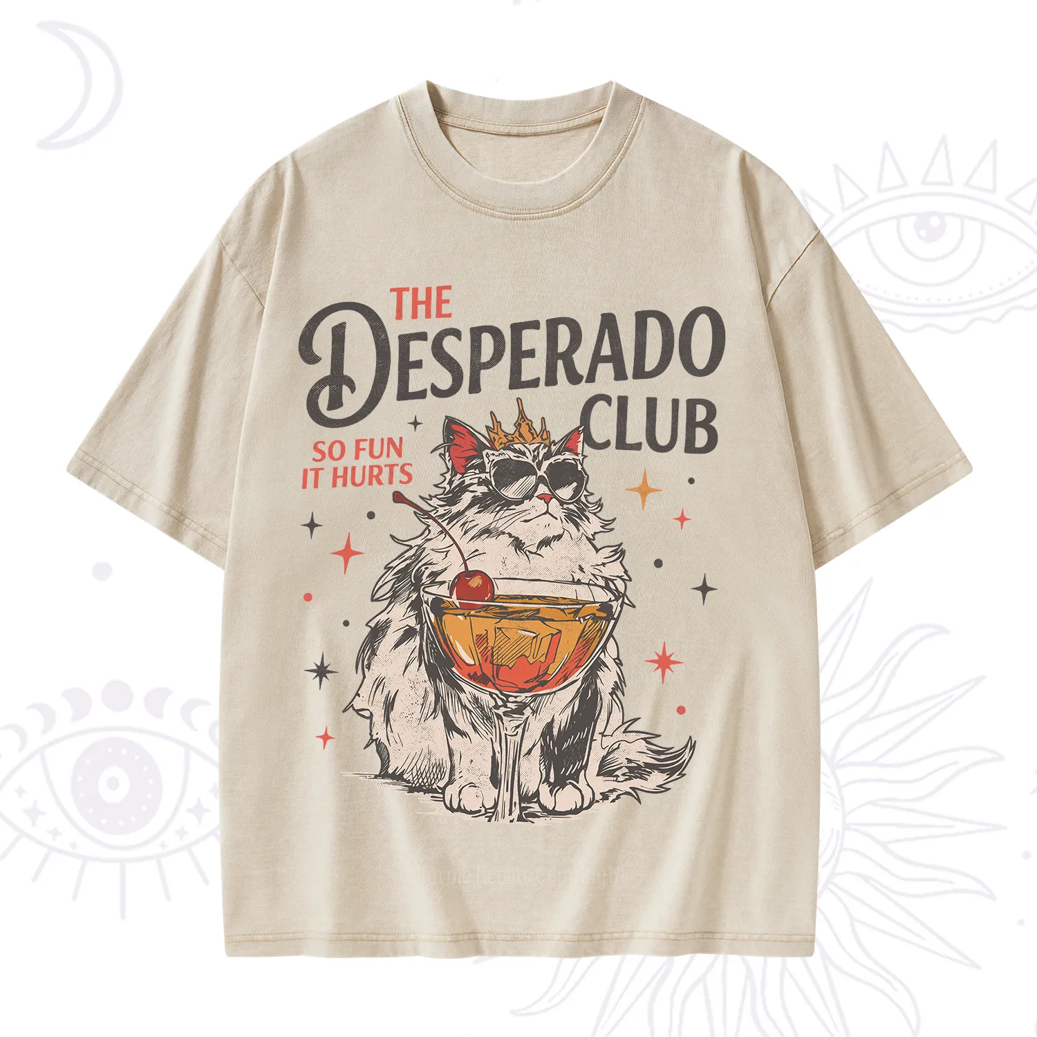 Purplehecate The Desperado Club Vintage Gang Washed T-Shirt