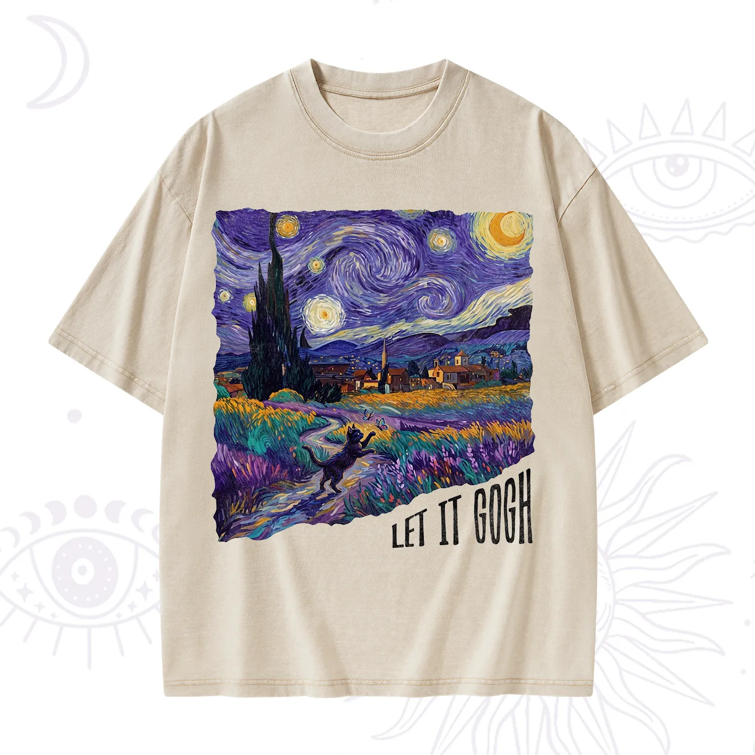 Purplehecate Let It Gogh Washed T-Shirt