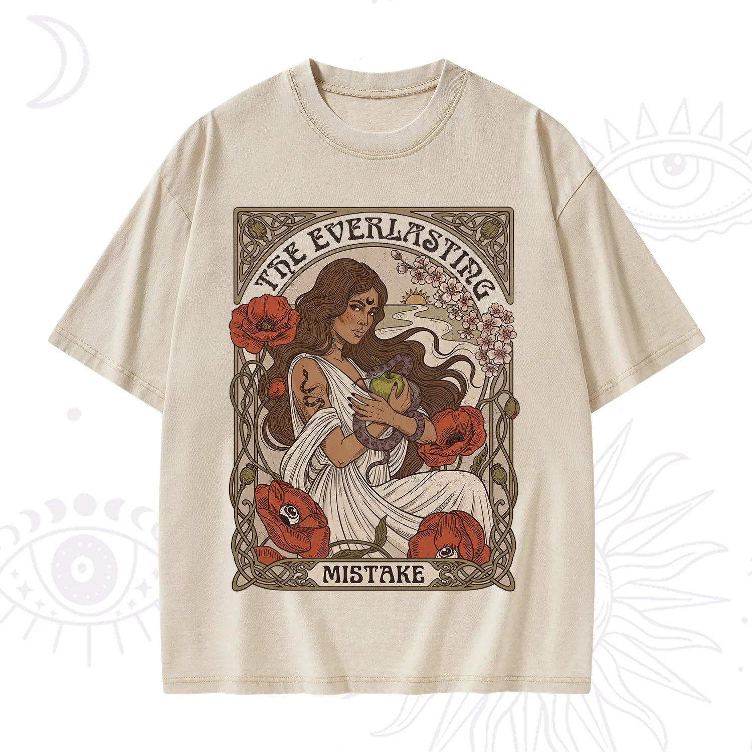 Purplehecate The Everlasting Mistake Washed T-Shirt