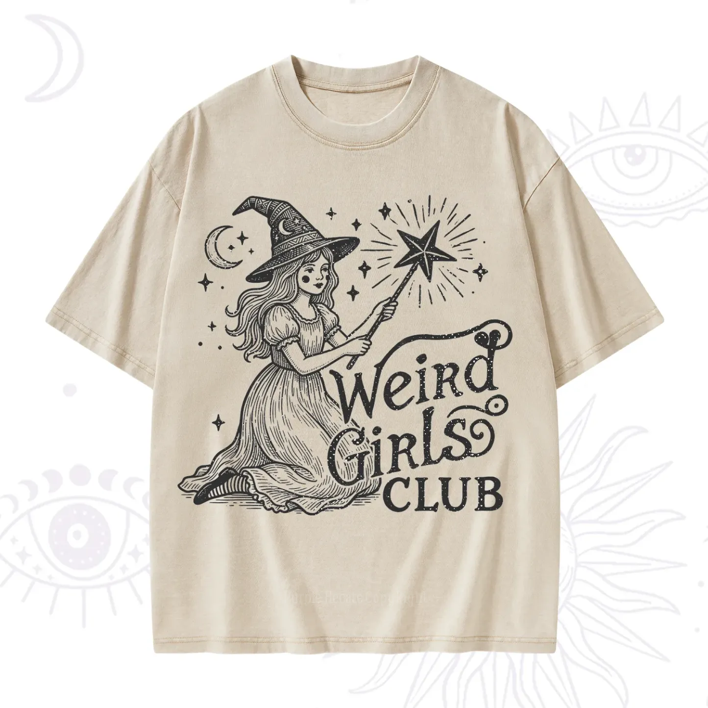 Purplehecate Weird Girls Club Washed T-Shirt