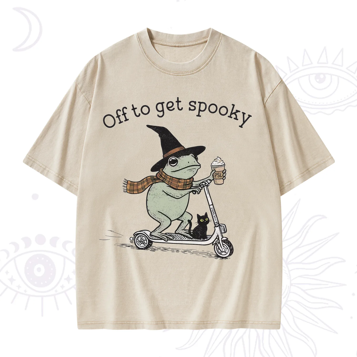 Purplehecate Off to get Spooky Halloween Forg Washed T-Shirt