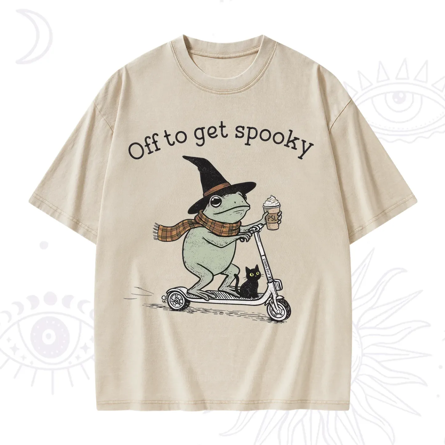 Purplehecate Off to get Spooky Halloween Forg Washed T-Shirt