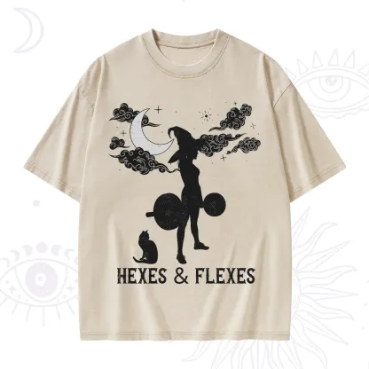 Purplehecate Witchy Workout Washed T-Shirt