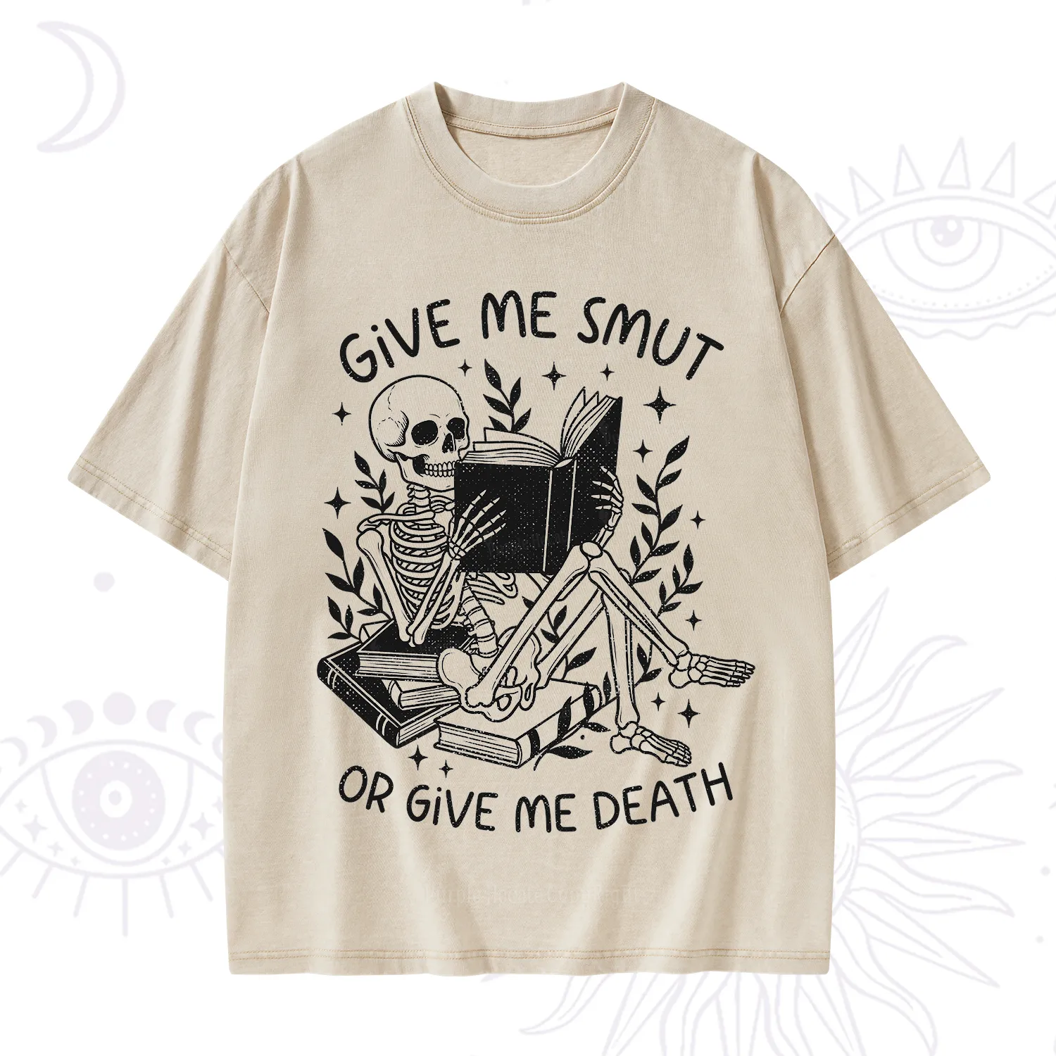 Purplehecate Give Me Smut Or Give Me Death Washed T-Shirt