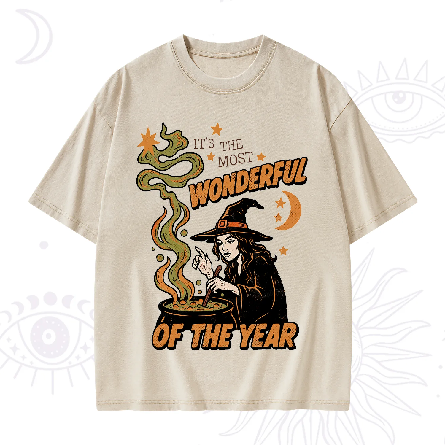 Purplehecate Is The Most Wonderful Time Halloween Washed T-Shirt
