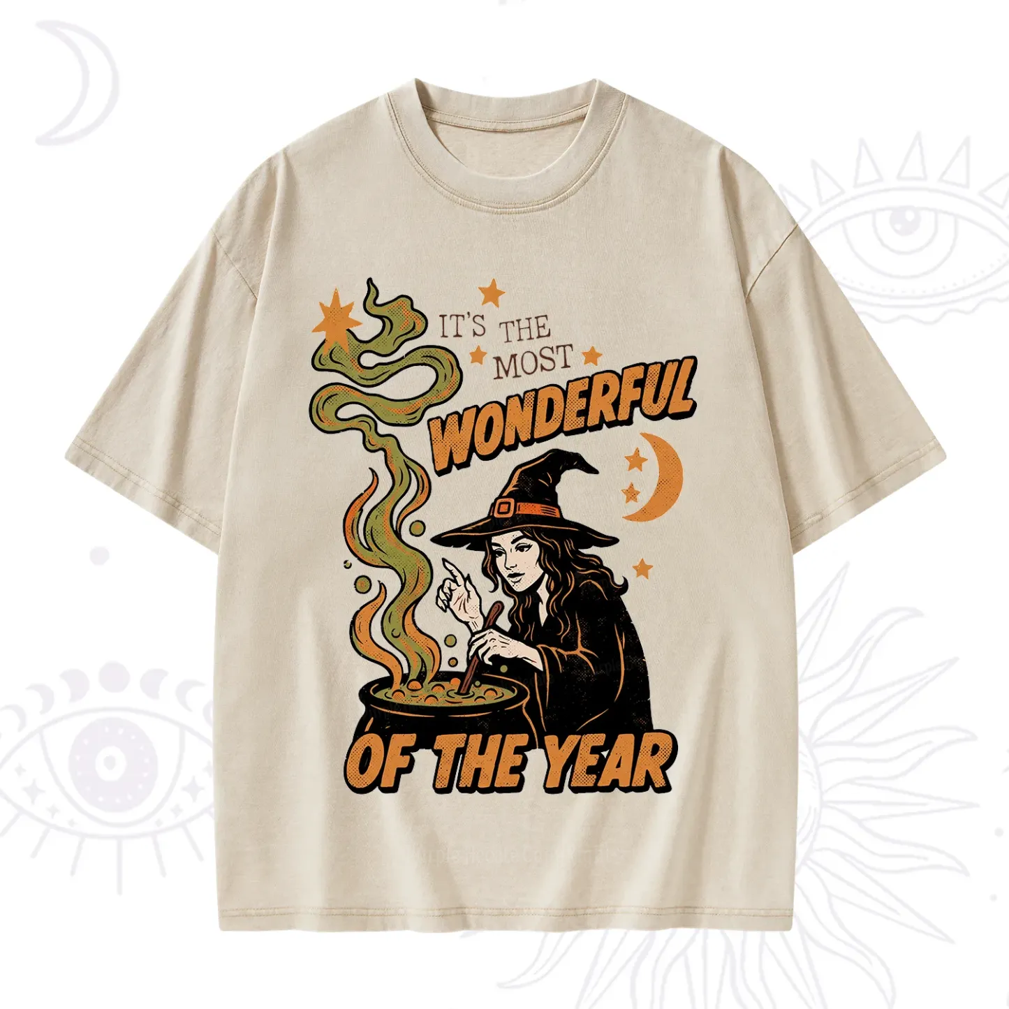 Purplehecate Is The Most Wonderful Time Halloween Washed T-Shirt