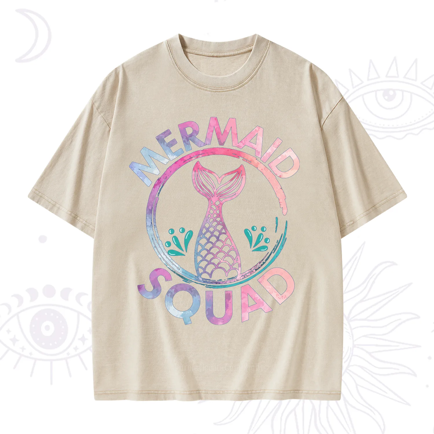 Purplehecate Mermaid Squad Washed T-Shirt