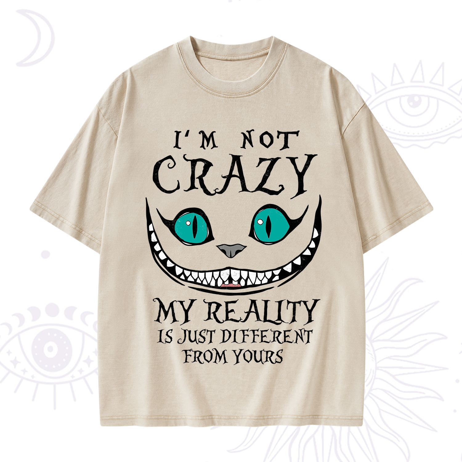 Purplehecate I'm Not Crazy My Reality Is Just Washed T-Shirt