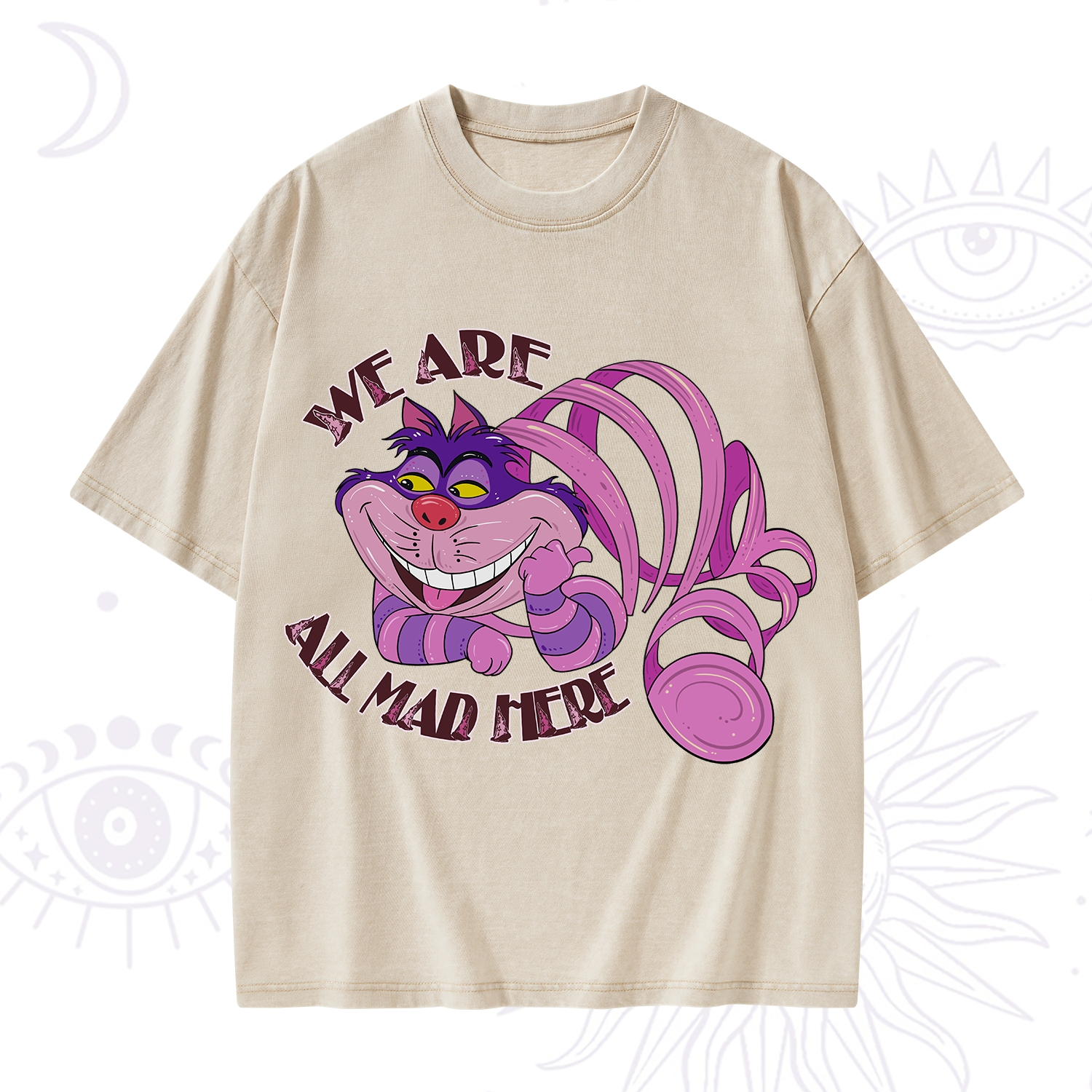 Purplehecate We're All Mad Here Washed T-Shirt