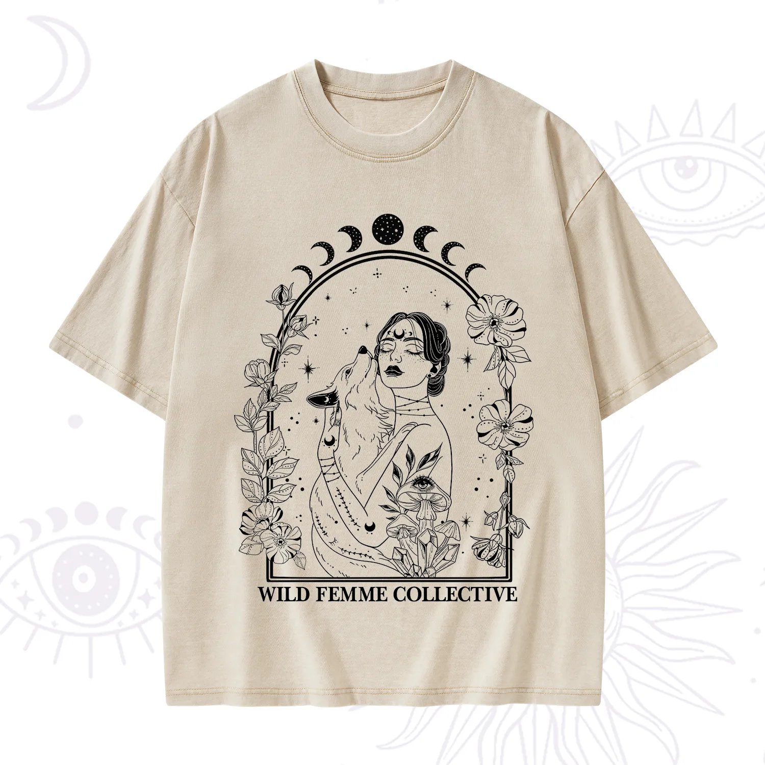 Purplehecate Wild Femme Collective Washed T-Shirt
