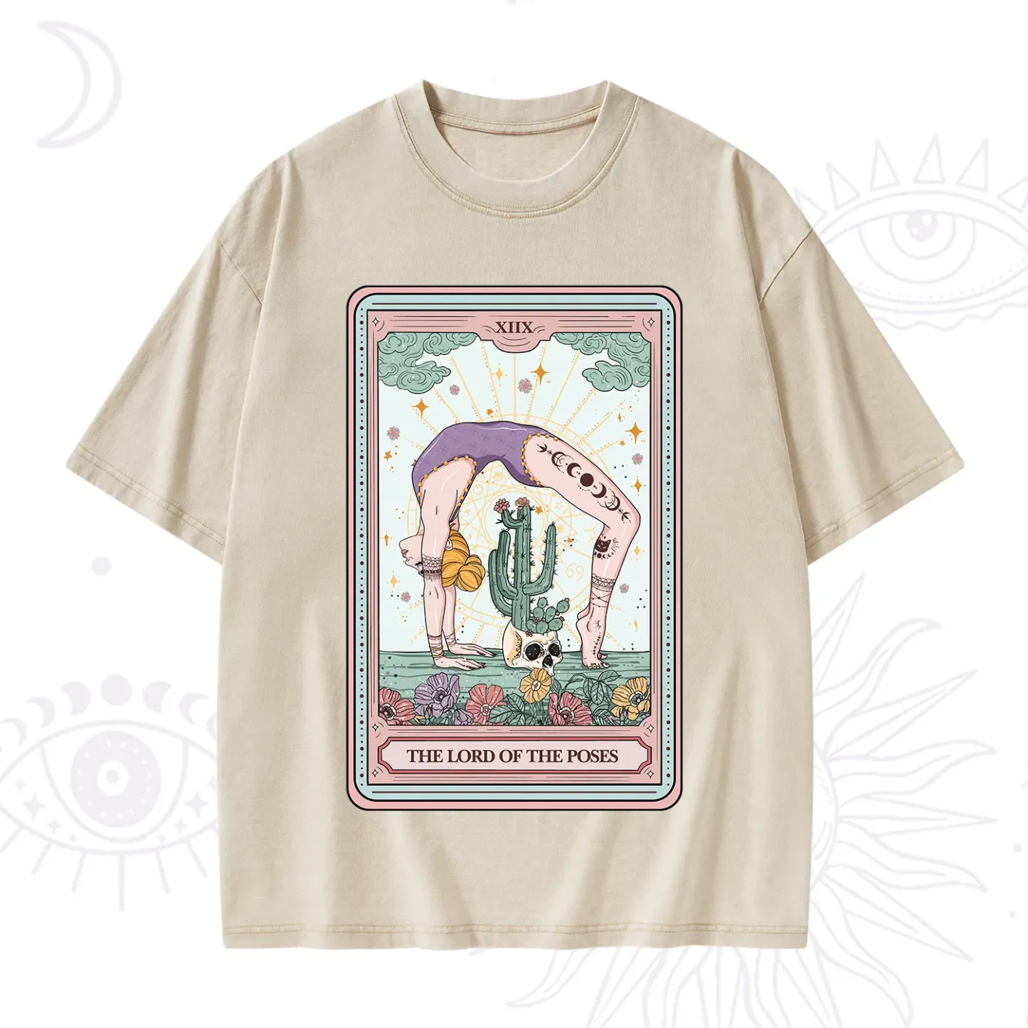 Purplehecate The Lord Of The Poses Tarot Washed T-Shirt