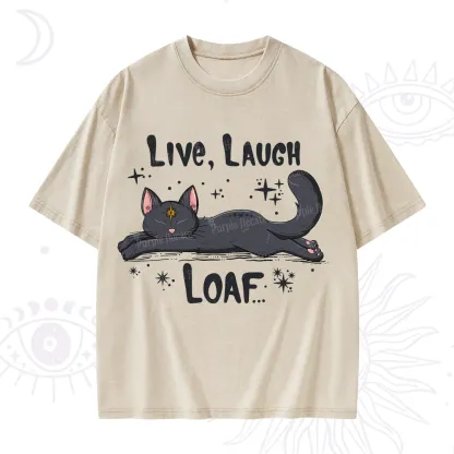 Purplehecate Live Laugh Loaf Washed T-Shirt