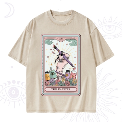 Purplehecate The Painter Tarot Washed T-Shirt