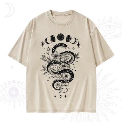 Purplehecate Serpent Spell Washed T-Shirt