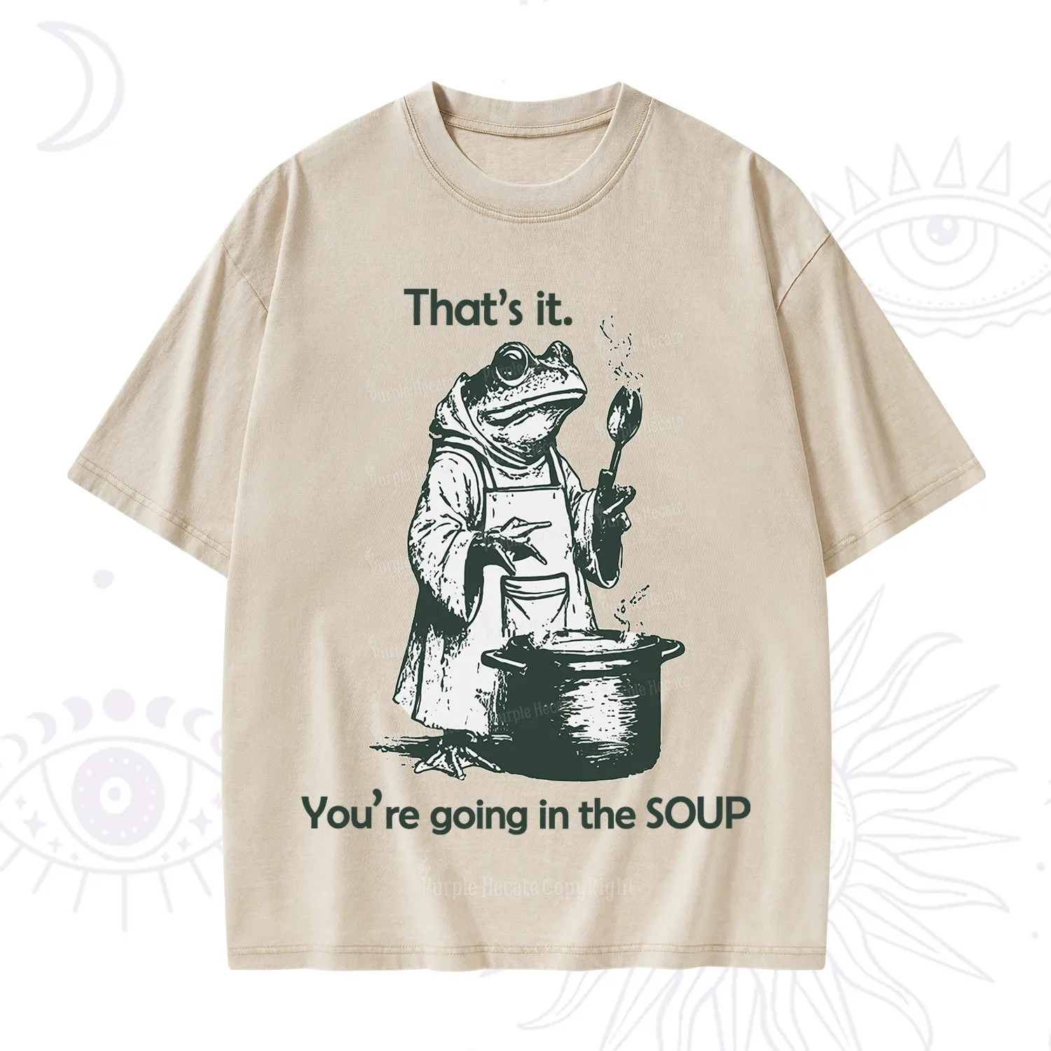 Purplehecate That's It You're Going in the Soup Washed T-Shirt