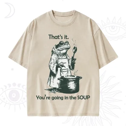Purplehecate That's It You're Going in the Soup Washed T-Shirt