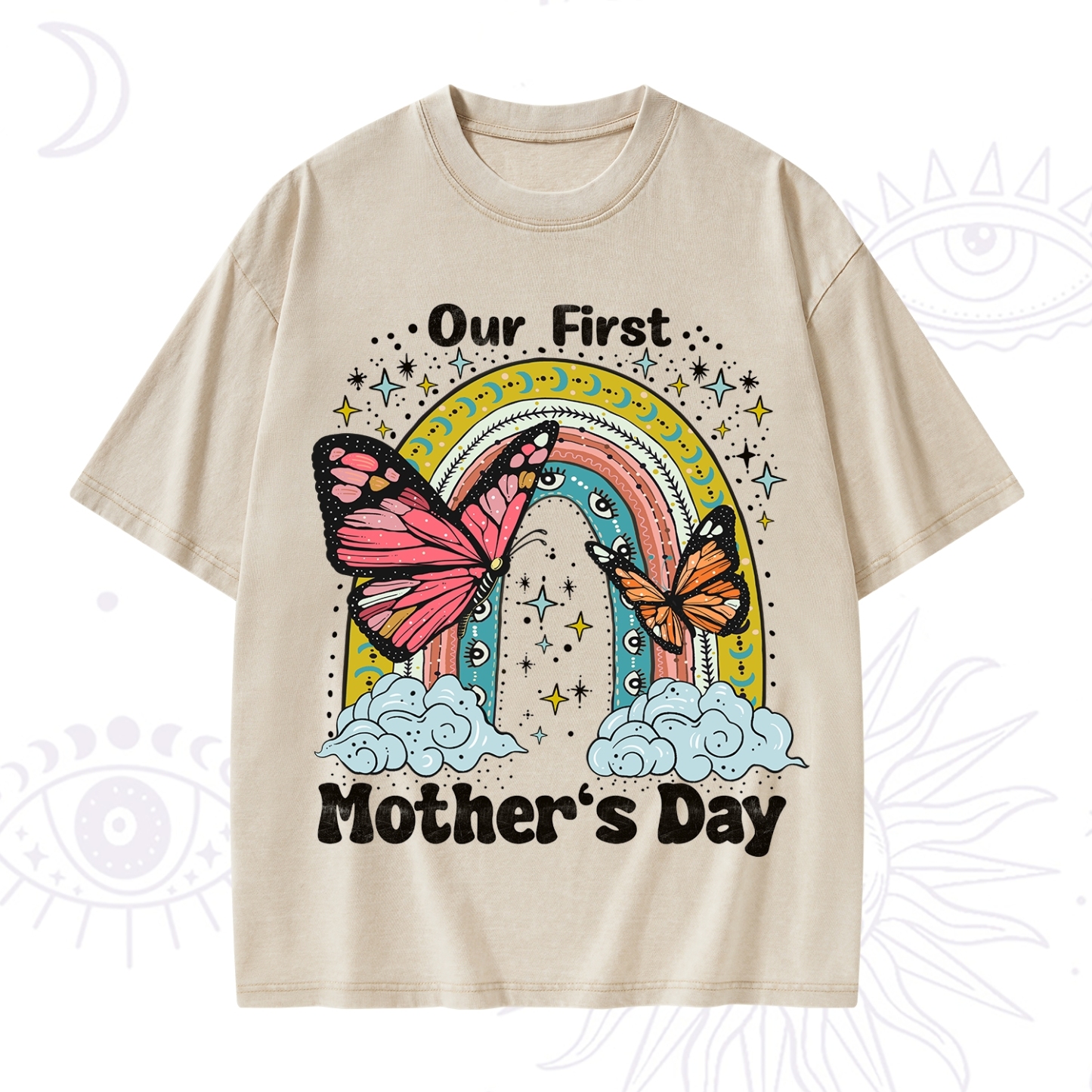 Purplehecate Our First Mother's Day Washed T-Shirt
