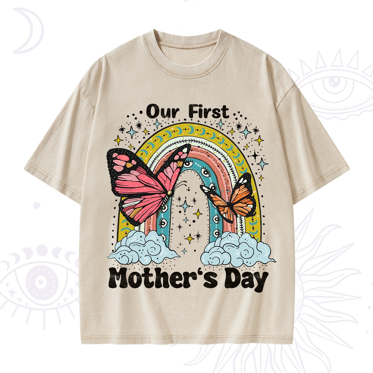 Purplehecate Our First Mother's Day Washed T-Shirt