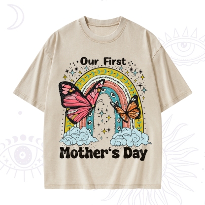 Purplehecate Our First Mother's Day Washed T-Shirt