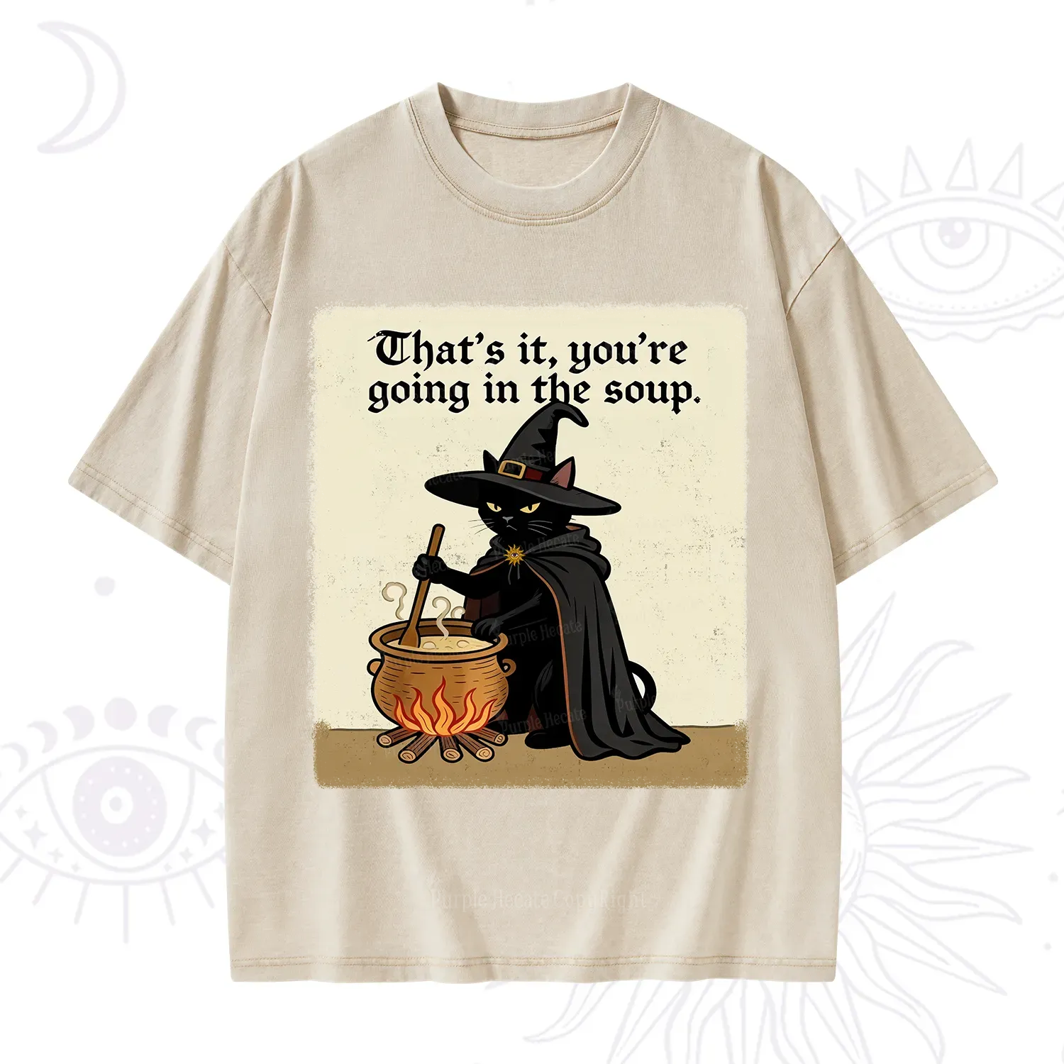Purplehecate That's It You're Going in the Soup Washed T-Shirt
