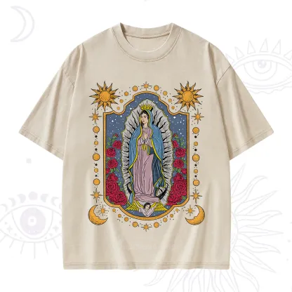 Purplehecate Our Lady of Guadalupe Washed T-Shirt