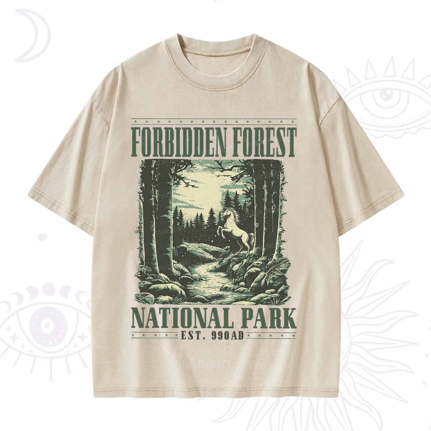Purplehecate Forbidden Forest Washed T-Shirt