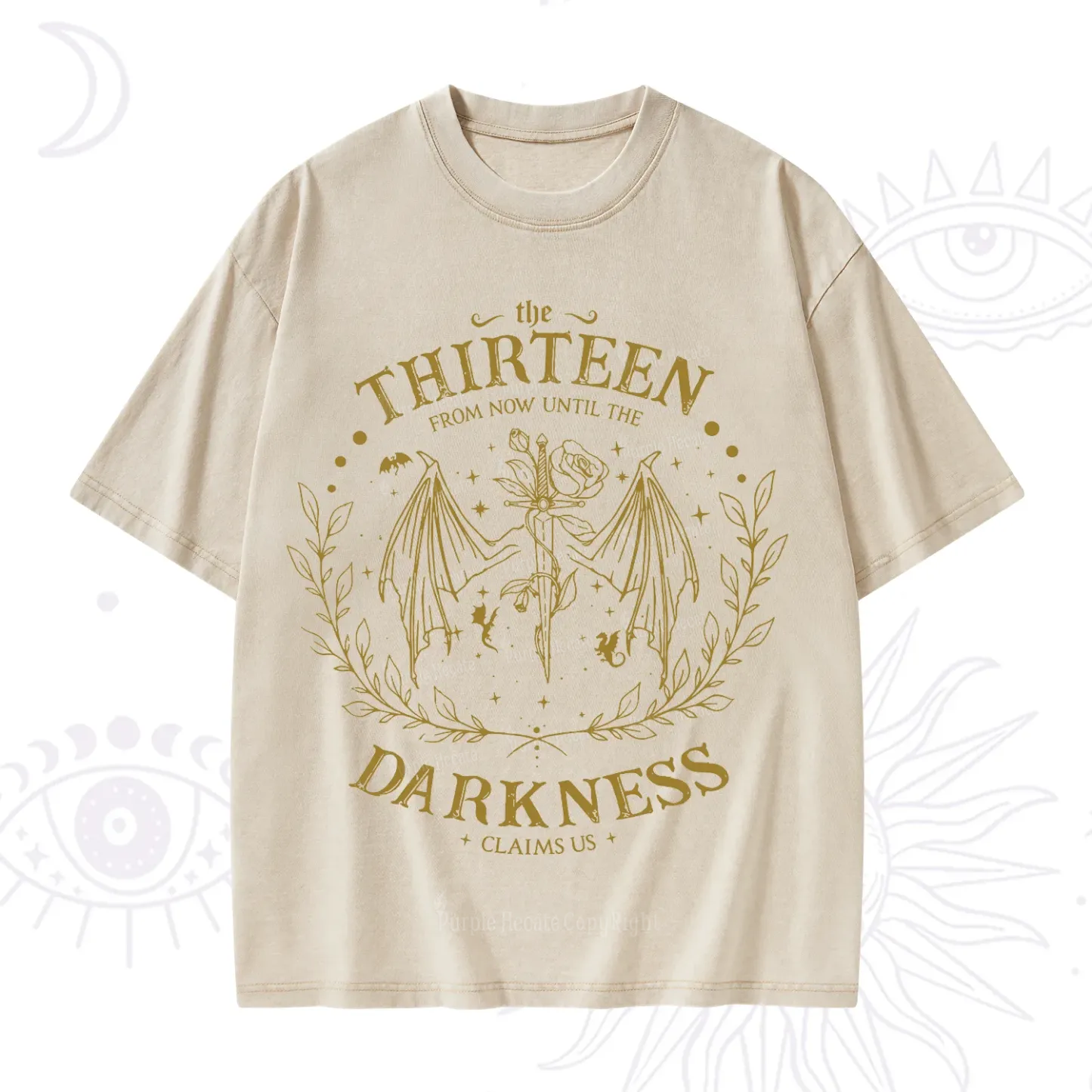 Purplehecate From Darkness Claim Us Washed T-Shirt