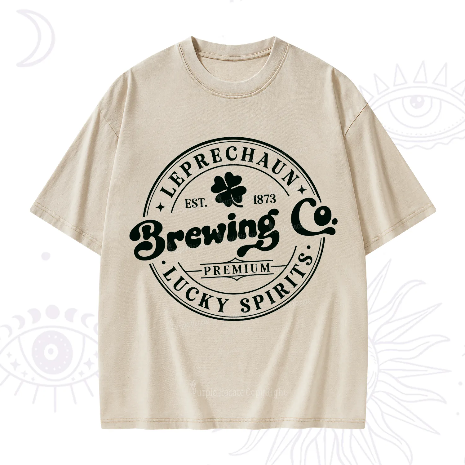 Purplehecate Leprechaun Brewing Co Washed T-Shirt