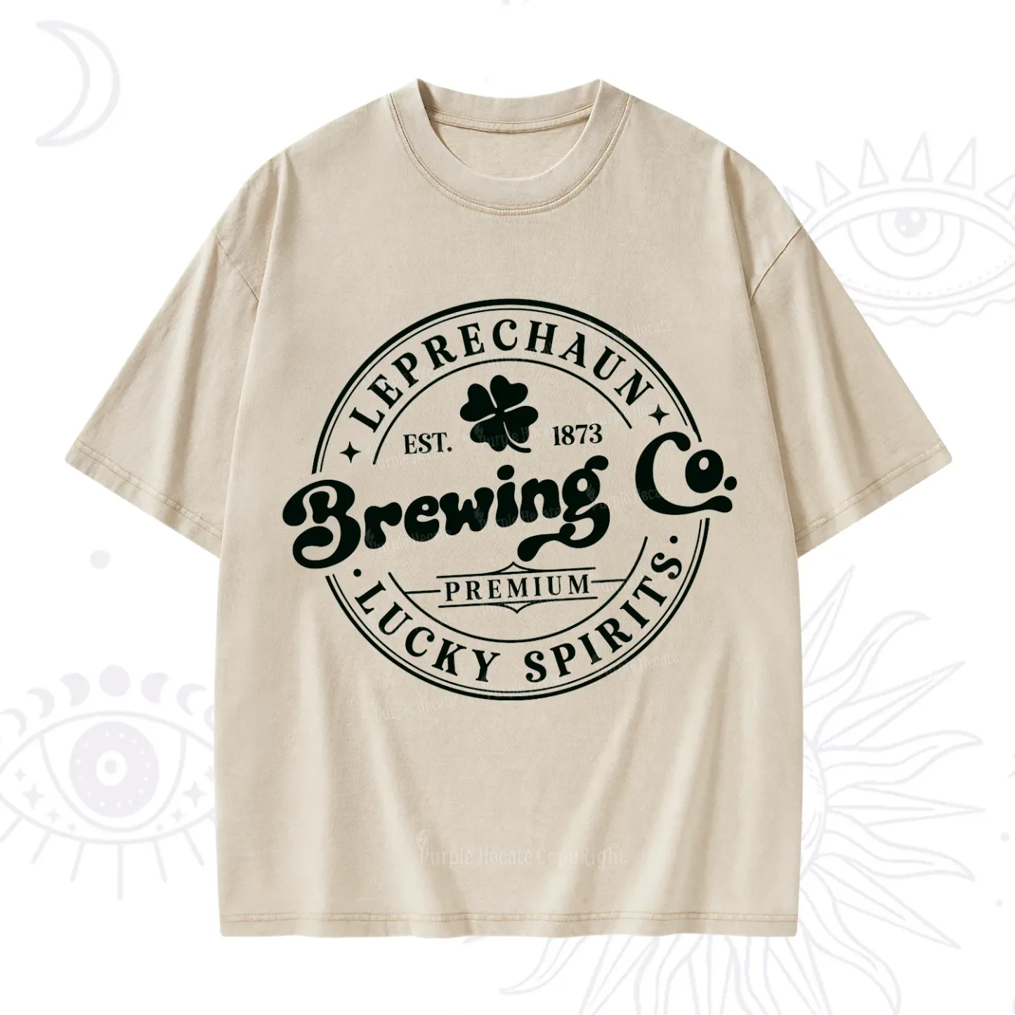 Purplehecate Leprechaun Brewing Co Washed T-Shirt