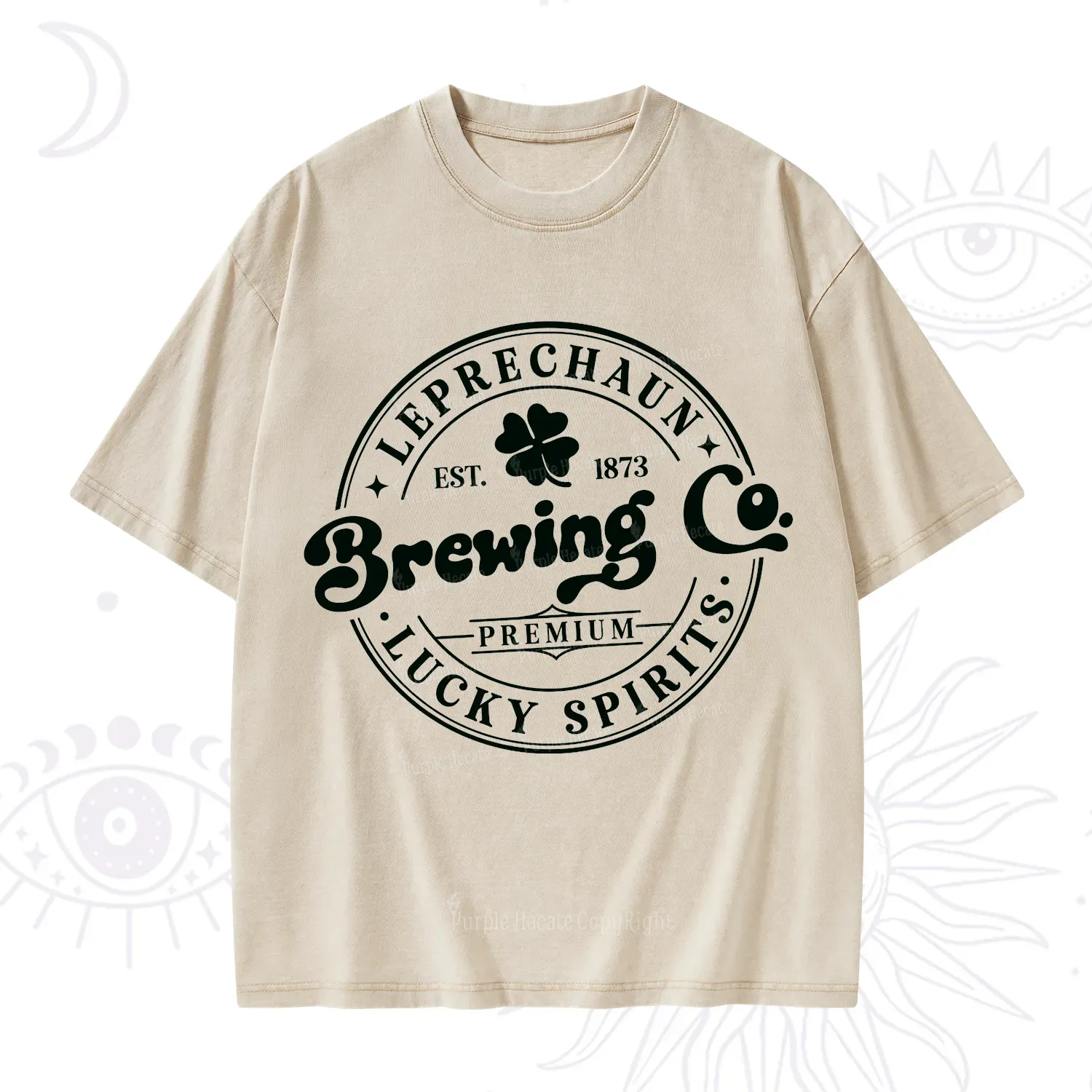 Purplehecate Leprechaun Brewing Co Washed T-Shirt