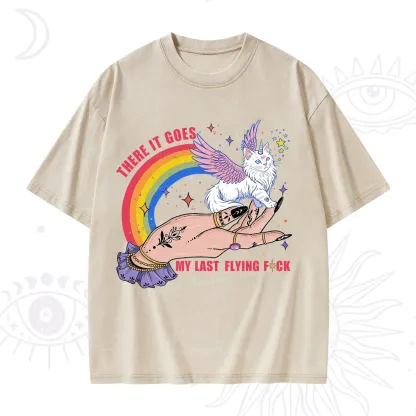 Purplehecate There It Goes My Last Flying F*ck Washed T-Shirt