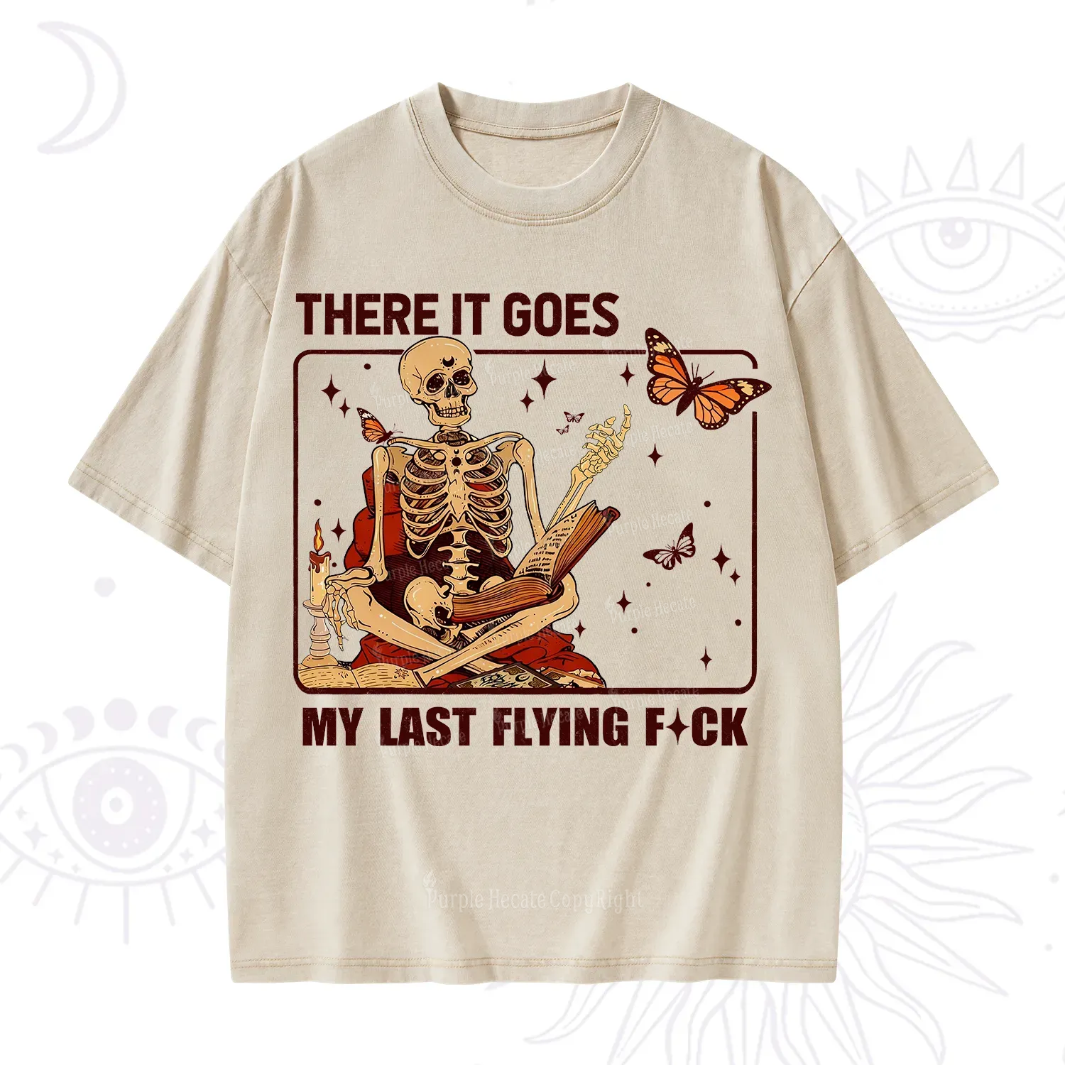 Purplehecate There It Goes My Last Flying F*ck Washed T-Shirt
