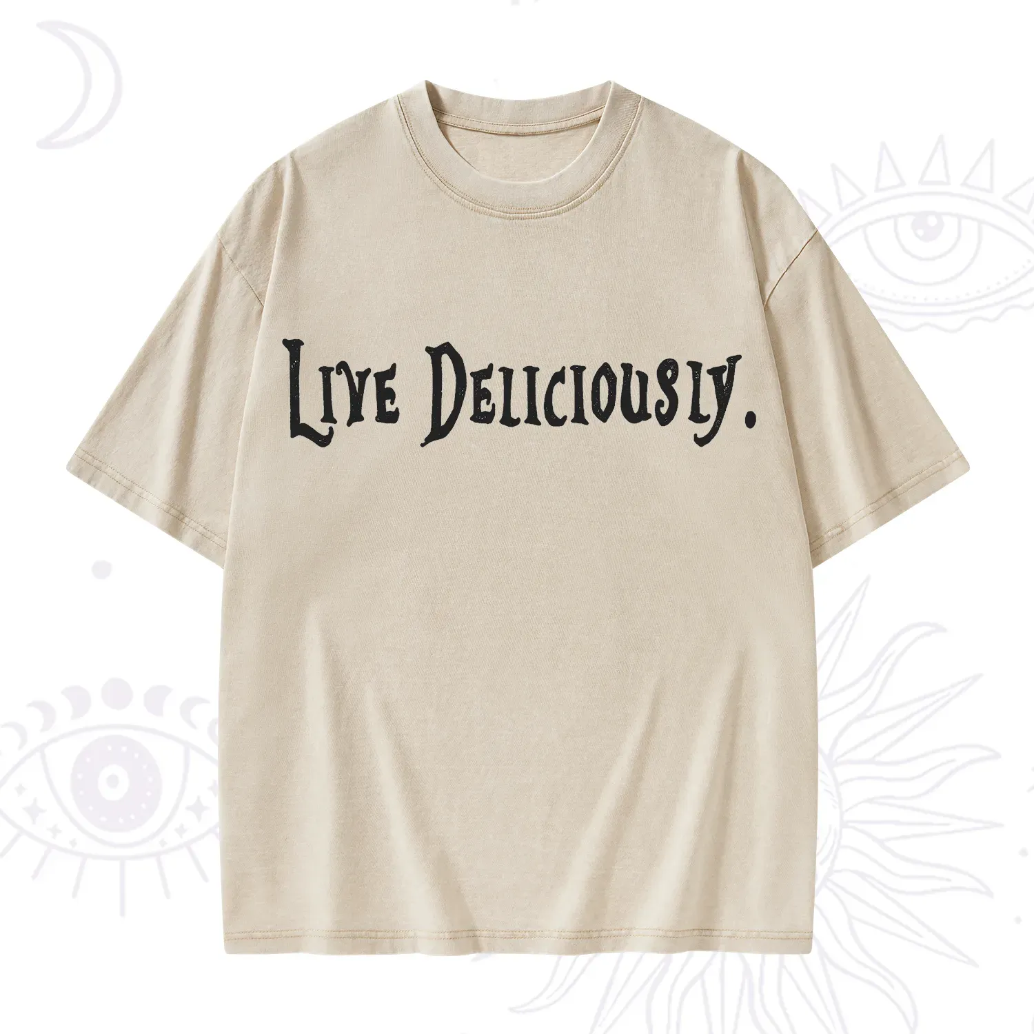 Purplehecate Live Deliciously Washed T-Shirt