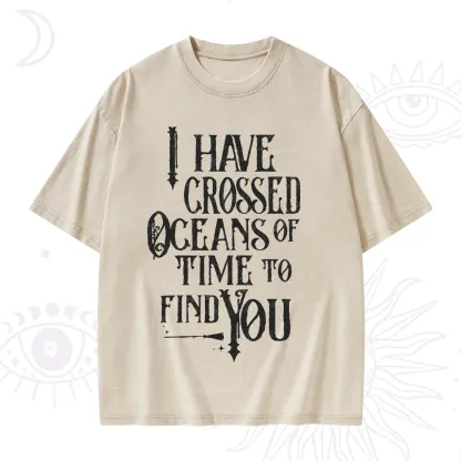Purplehecate Across Oceans of Time I Found You Washed T-Shirt