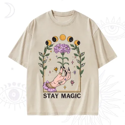 Purplehecate Stay Magic Washed T-Shirt